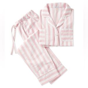 Serena & Lily Pink Striped Pajama Set